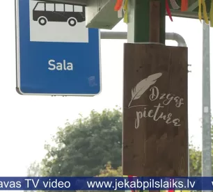 Jēkabpils novadā atvērtas 26 Dzejas pieturas