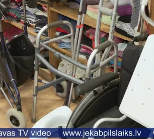 Latvijas Sarkanais Krusts Jēkabpilī piedāvā palīglīdzekļus