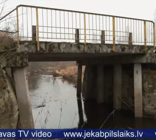 Tilta pārbūve Zalves pagastā izmaksās teju miljonu