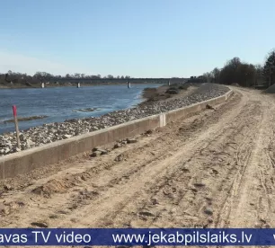 Kriminālprocesā izmeklē arī Jēkabpils dambja būvmateriālu kvalitāti