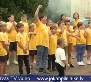 Odzienā norit ukraiņu un latviešu bērnu sadraudzības nometne