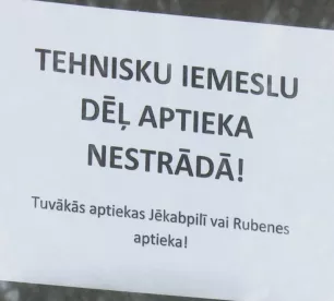 Zasā jau vairākas nedēļas nestrādā aptieka