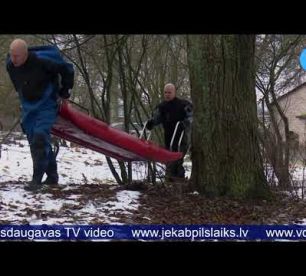 Jēkabpilī applūst arvien plašākas teritorijas