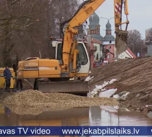 Daugavā krītas ūdens līmenis, tomēr bīstamība Jēkabpilī vēl pastāv