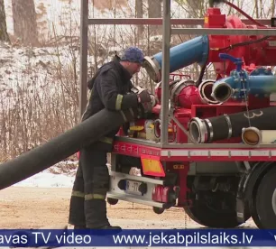 Jēkabpils novadā turpina novērst plūdu sekas