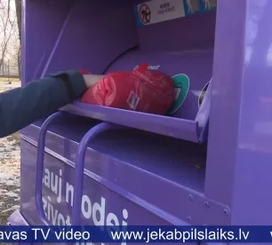 Nepilnas nedēļas laikā Jēkabpilī nodots jau vairāk nekā tūkstotis kilogramu tekstila