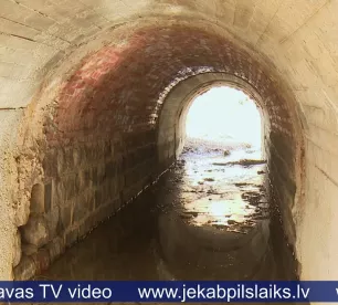 Jēkabpilieši lūdz nenojaukt baronu Korfu laikā būvētu caurteku