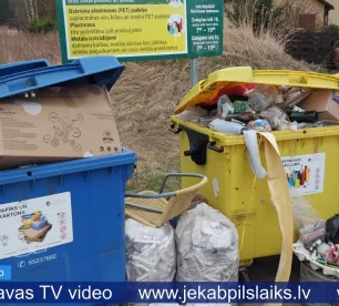 Kārtējo reizi konstatē nelegālus atkritumus šķirošanas laukumā