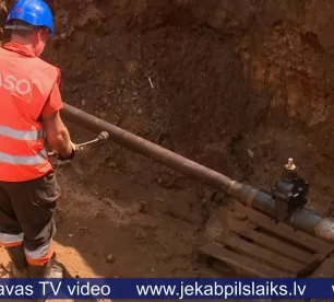 Jēkabpilī rekonstruē gāzes apgādes sistēmu