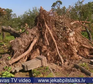 Līvānu novadā vēl nav likvidētas visas vētras sekas