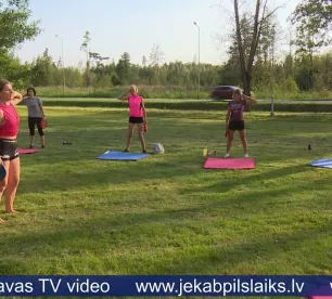 Jēkabpils novadā pieejamas bezmaksas vingrošanas nodarbības