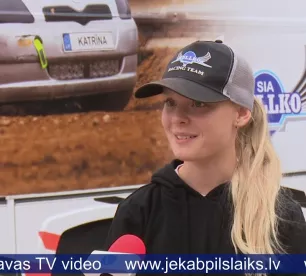 Katrīna Kleščevska – vienīgā meitene no Jēkabpils, kas piedalās autosporta sacensībās