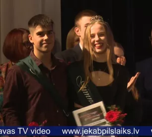 Jēkabpilī norisinājies konkurss “Ģimnāzists un Ģimnāziste”