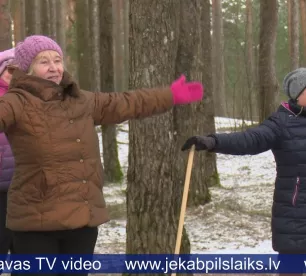 Koptreniņi Jēkabpils Mežaparkā veicina aktīvu dzīvesveidu