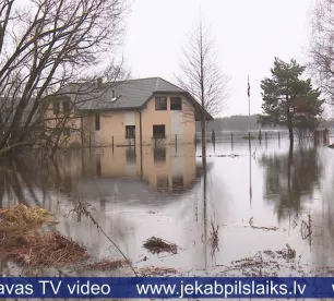 Pļaviņās izveidojies liels vižņu sastrēgums