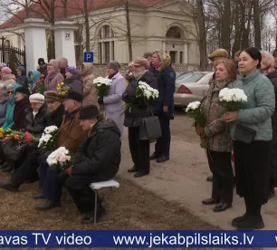 Jēkabpilī piemin 1949.gada 25.marta deportācijas