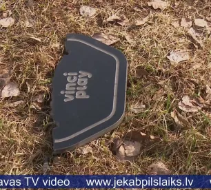 Salas ciemā vandaļi radījuši bojājumus āra trenažieriem