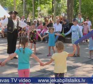 Bērnu svētki Jēkabpilī aizvadīti ar izzinošām un radošām aktivitātēm