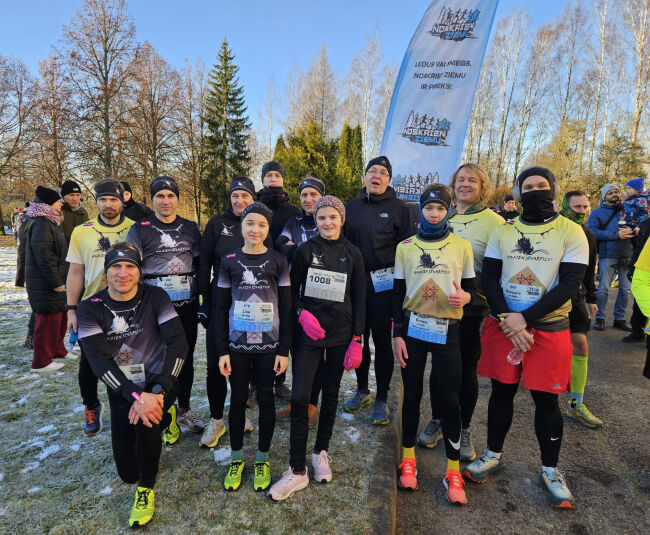 “Skrien Jēkabpils!” iegūst 2. vietu “Noskrien ziemu” komandu sacensībās