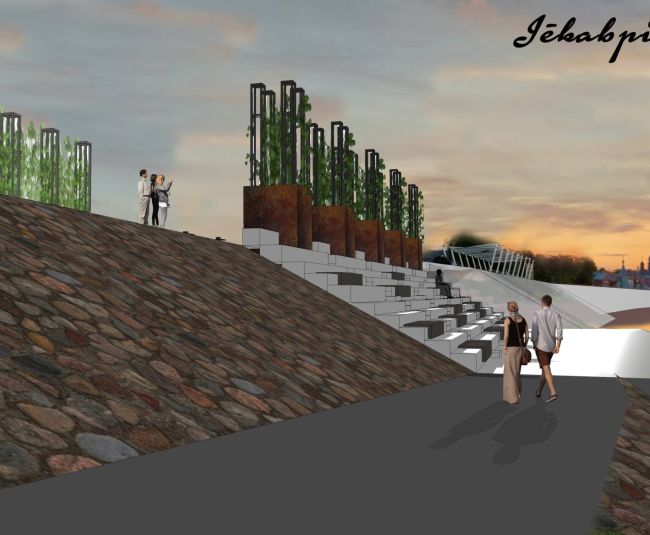 Daugavas aizsargdambis tiks veidots kā mūsdienu pilsētvides objekts