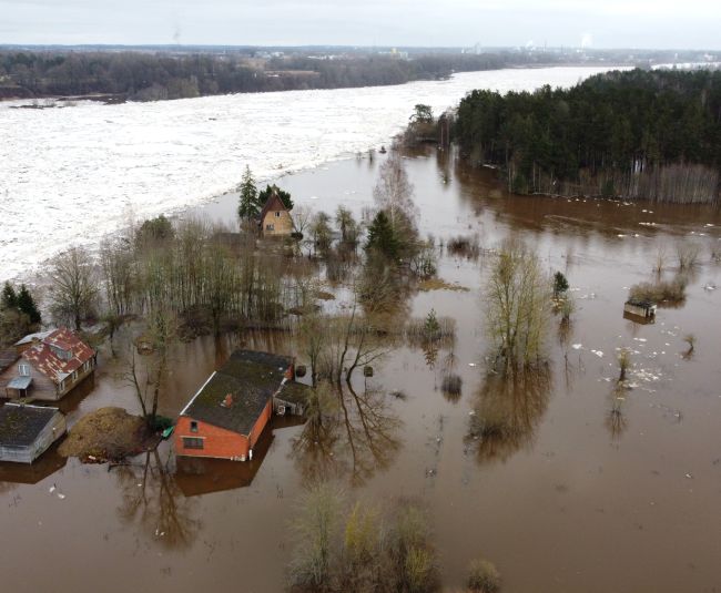 Plūdi Jēkabpils novadā (28. un 29.februāris)