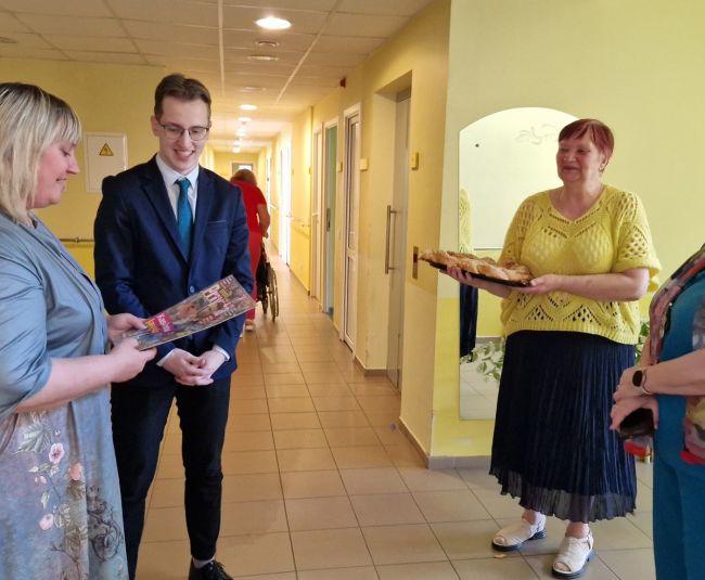 Līvānu novada jaunais mērs Dāvids Rubens devies pirmajā darba vizītē