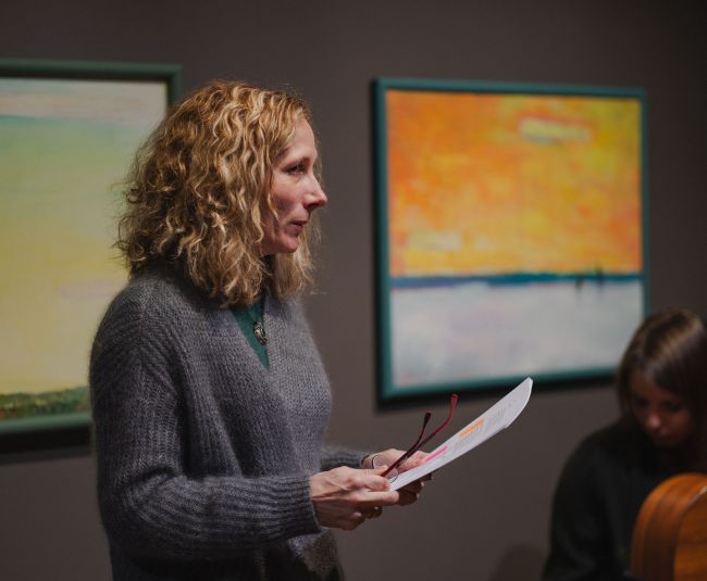 Rotko muzejā skatāma jēkabpilietes Rutas Štelmaheres gleznu personālizstāde