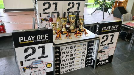 Jēkabpilieši godam pārstāv Latviju galda hokeja sacensībās