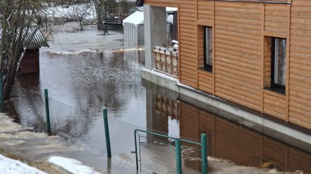 Plūdi Jēkabpilī 12.01.2023