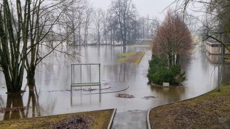 Plūdi Jēkabpils novadā - Krustpils pagasts, Sakas sala un Jēkabpils pilsēta