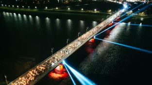 Lāčplēša dienas Lāpu gājiens Jēkabpilī