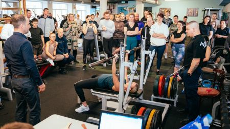 Jēkabpilī aizvadīts iesācēju kauss svaru stieņa spiešanā guļus 