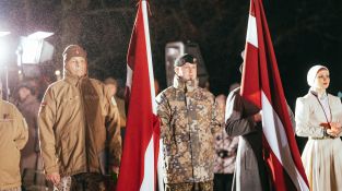 Lāčplēša dienas Lāpu gājiens Jēkabpilī