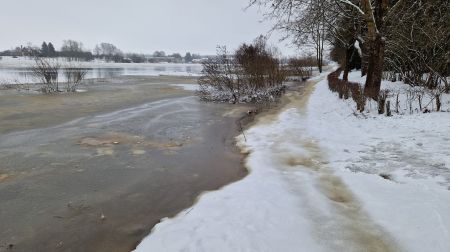 Plūdi Jēkabpilī 12.01.2023