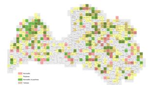 Vilku pazīmes - karte