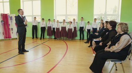 Valsts prezidents apmeklē Pļaviņu vidusskolu un Antūžu pamatskolu 