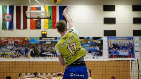 “Jēkabpils lūši” volejbolisti izcīna bronzu Latvijas čempionātā