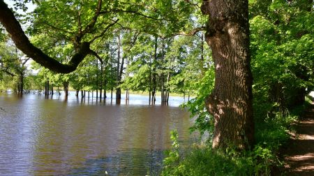 Stiprās lietavas nodarījušas postījumus Atašienes pagastā 