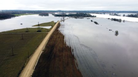 Plūdi Jēkabpils novadā - Krustpils pagasts, Sakas sala un Jēkabpils pilsēta