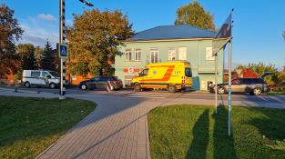 Avārija Līvānos uz gājēju pārejas