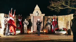 Lāčplēša dienas Lāpu gājiens Jēkabpilī