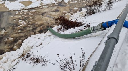 Plūdi Jēkabpilī 12.01.2023