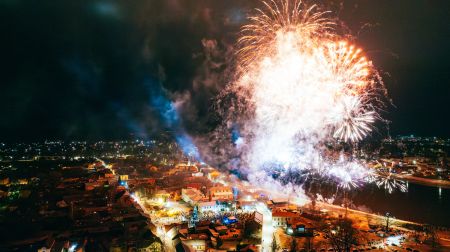 Jaunā gada sagaidīšana Jēkabpilī