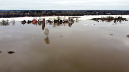 Plūdi Jēkabpils novadā - Krustpils pagasts, Sakas sala un Jēkabpils pilsēta