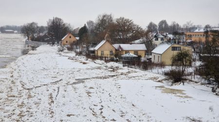 Plūdi Jēkabpilī 12.01.2023