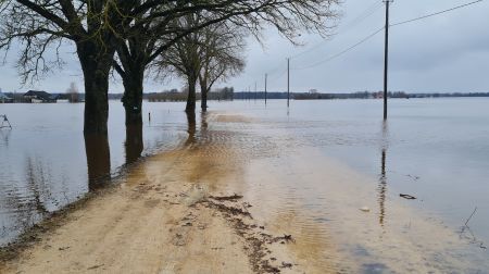 Plūdi Jēkabpils novadā - Krustpils pagasts, Sakas sala un Jēkabpils pilsēta