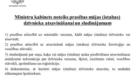 Būs stingrākas prasības mājdzīvnieku turētājiem