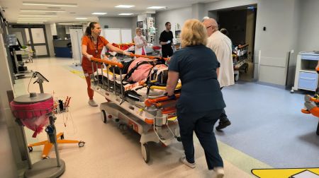 Jēkabpils mediķi trenējas reaģēt ārkārtas situācijās 