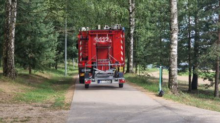 Turpinās Radžu ūdenskrātuvē pazudušā cilvēka meklēšana