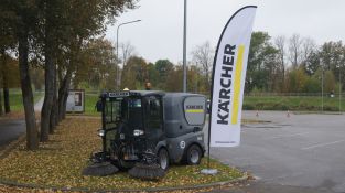 “Kärcher” Jēkabpilī demonstrē komunālās mašīnas pilsētvides uzlabošanai
